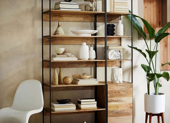 Industrial Modular Bookshelf