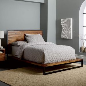 Logan Industrial Platform Bed
