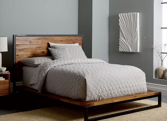 Logan Industrial Platform Bed