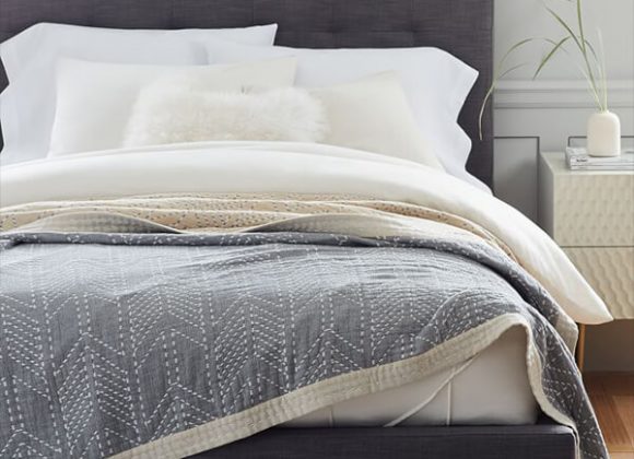 Double Cloth Arrow Blanket