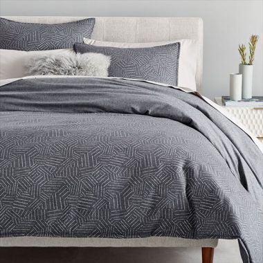 Flanel Tossed Lines Duvet Cover