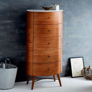 Wood 3-Drawer Dresser