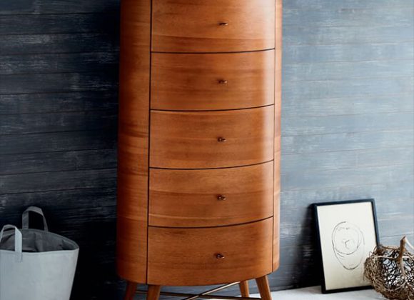 Wood 3-Drawer Dresser